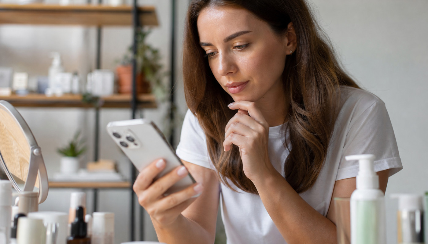 Impact des avis clients dans les achats de soins cutanés